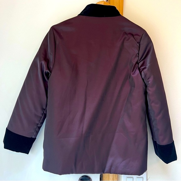 Silk embroidered warm coat, size XL, New - Picture 2 of 9